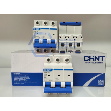 Авт.выкл. NXB-63 3P 32A 6kA х-ка С (CHINT)
