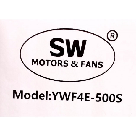 Вентилятор осевой YWF 4E - 500S (220V) (SW)