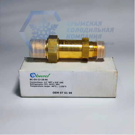 Предохранительный клапан BC-SV-12-28N 1/2"NPTх5/8"SAE с паспортом
