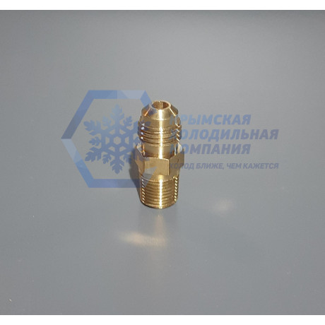 Штуцер полнопроходной 1/4SAE - 1/8NPT без колпачка