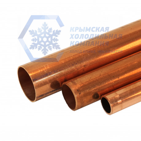 Медная труба D 7/8" EN12735 Узбекистан, отрезок 3м